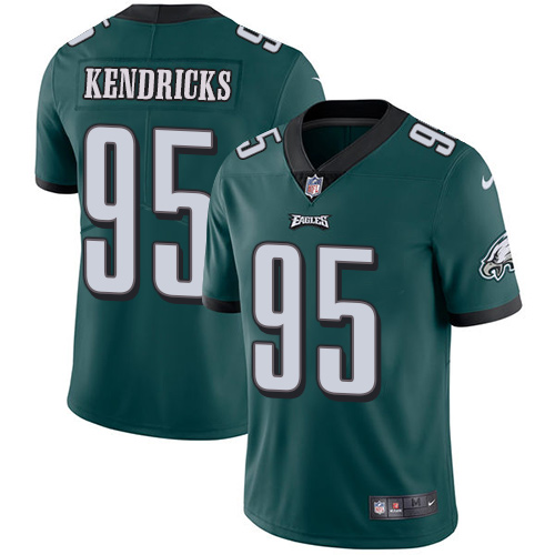 Nike Eagles #95 Mychal Kendricks Midnight Green Team Color Men's Stitched NFL Vapor Untouchable Limited Jersey